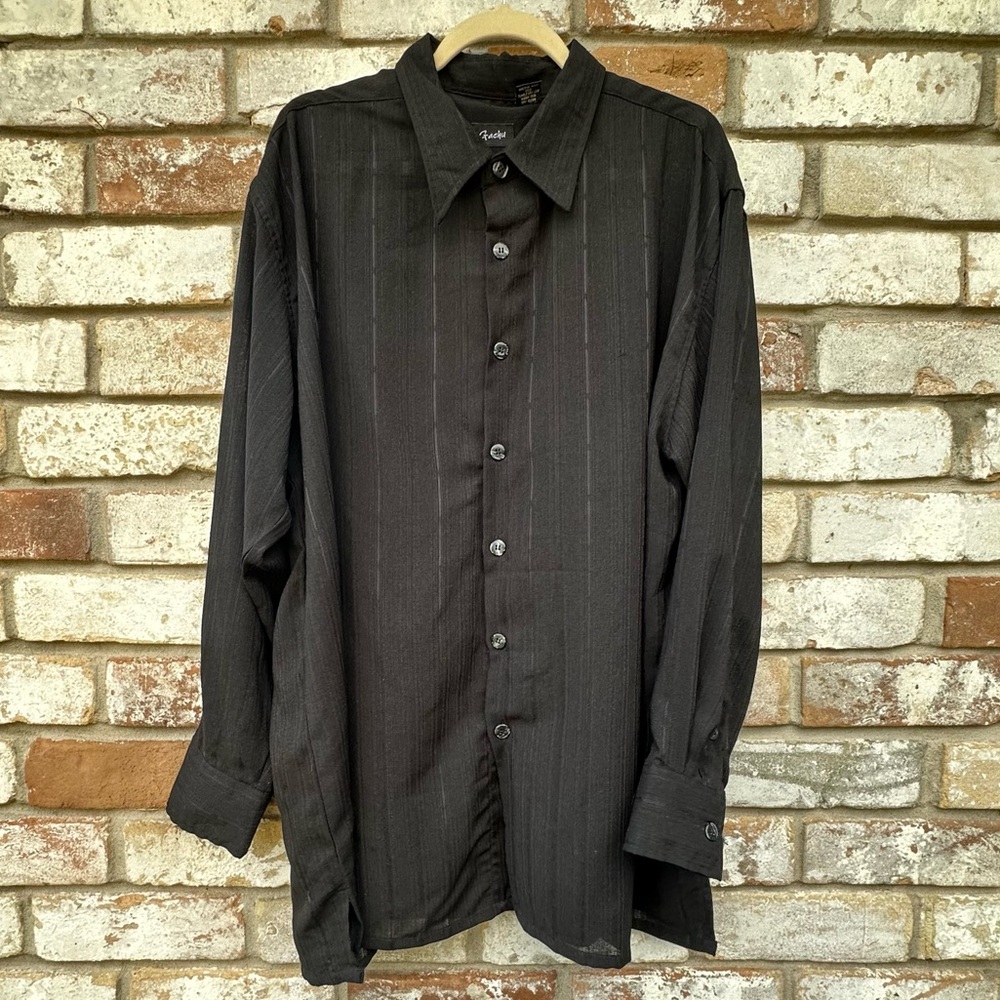 Vintage Long Sleeved Gauchu Button Down Shirt